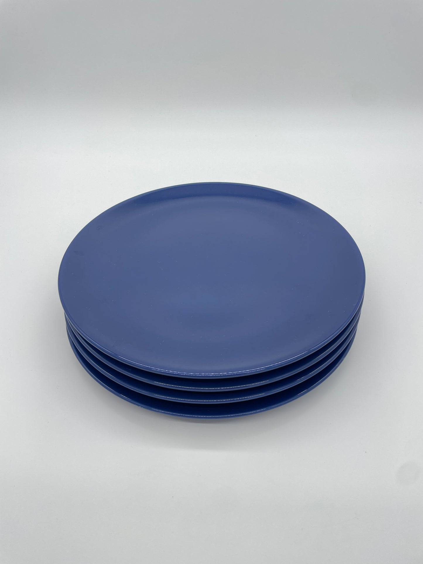 Vintage IKEA Dinerborden kobaltblauw 4 stuks
