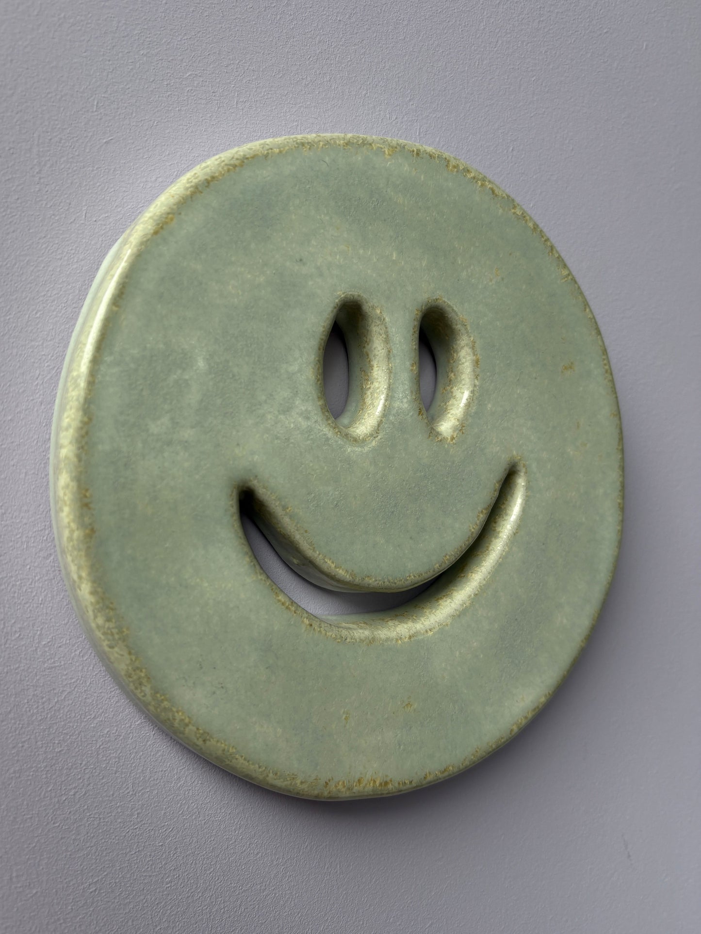 SALE Smiley onderzetter wit