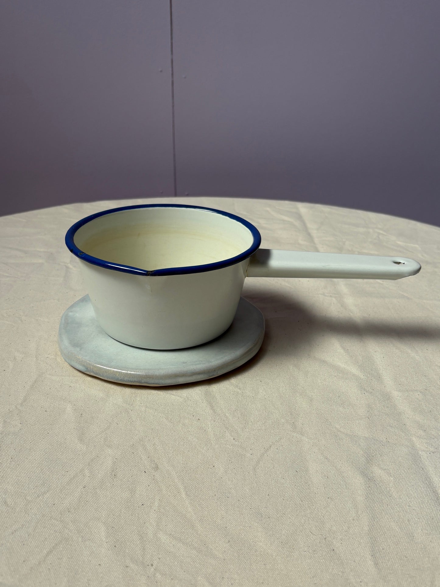 SALE Smiley onderzetter wit