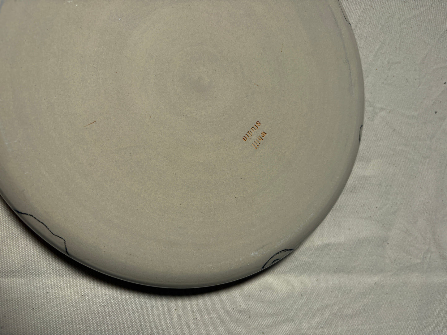 SALE Burrata of salade bord getekende smiley