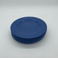 Vintage lunchborden blauw 5 stuks