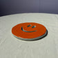 SALE Smiley onderzetter oranje wit