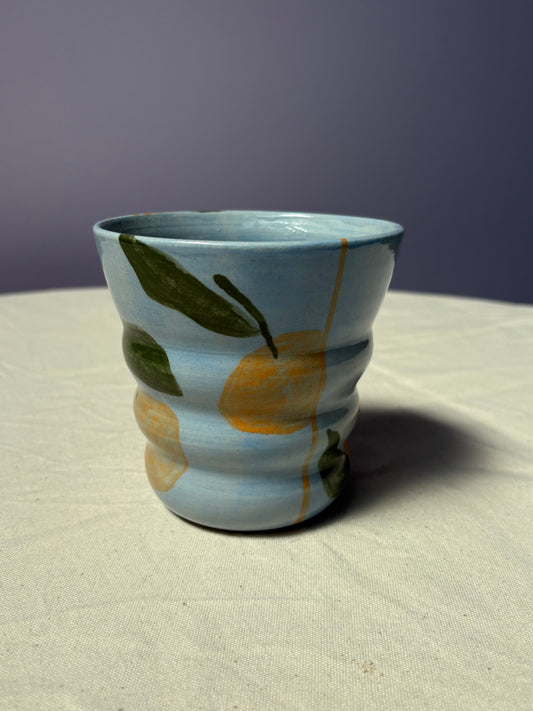 SALE Sinaasappel bloempotje