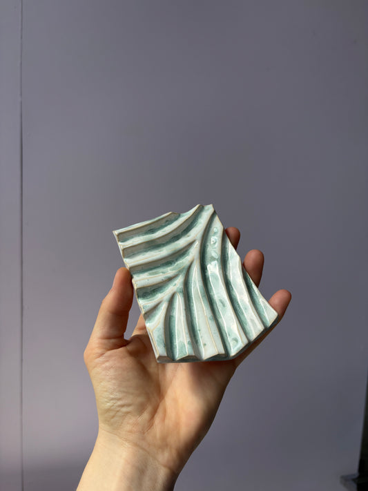 Zeephouder wit & groen