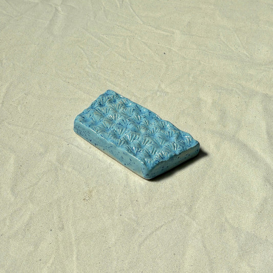 SALE zeephouder lichtblauw shiny