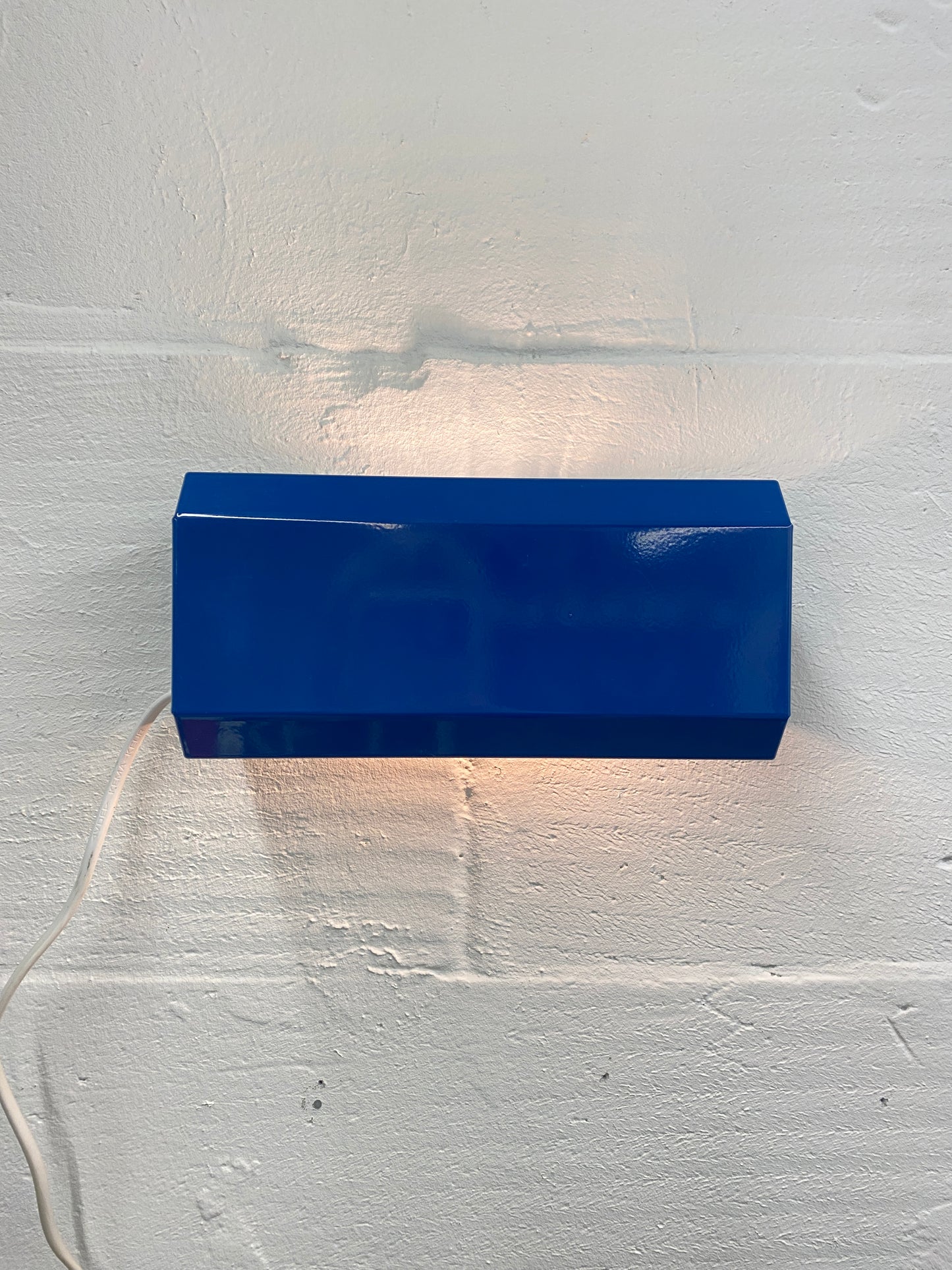 Massive donkerblauw bedlampje