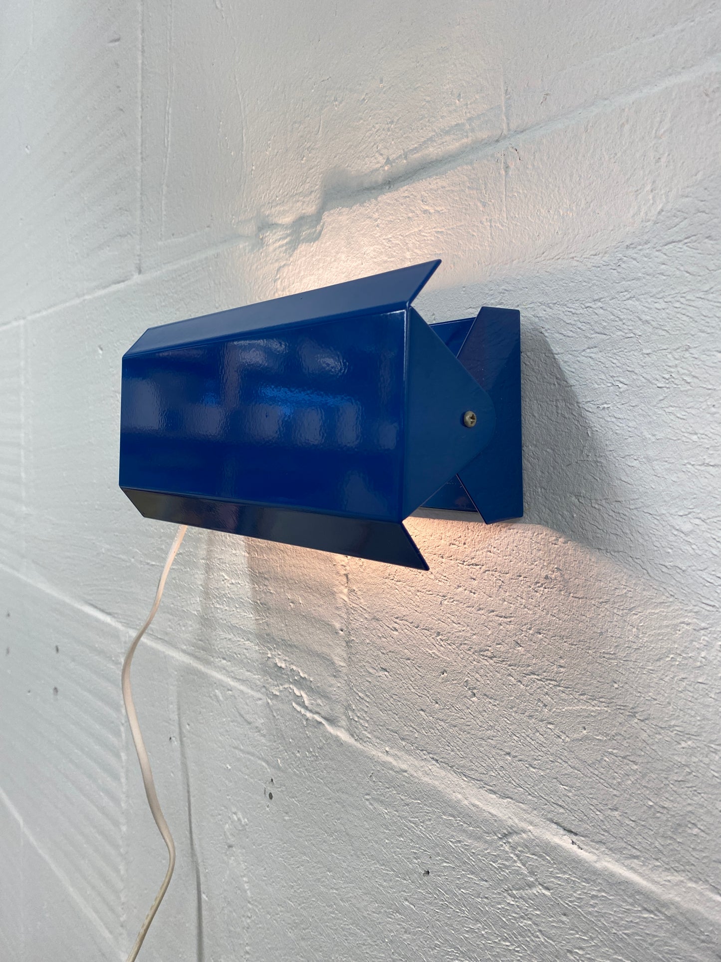 Massive donkerblauw bedlampje