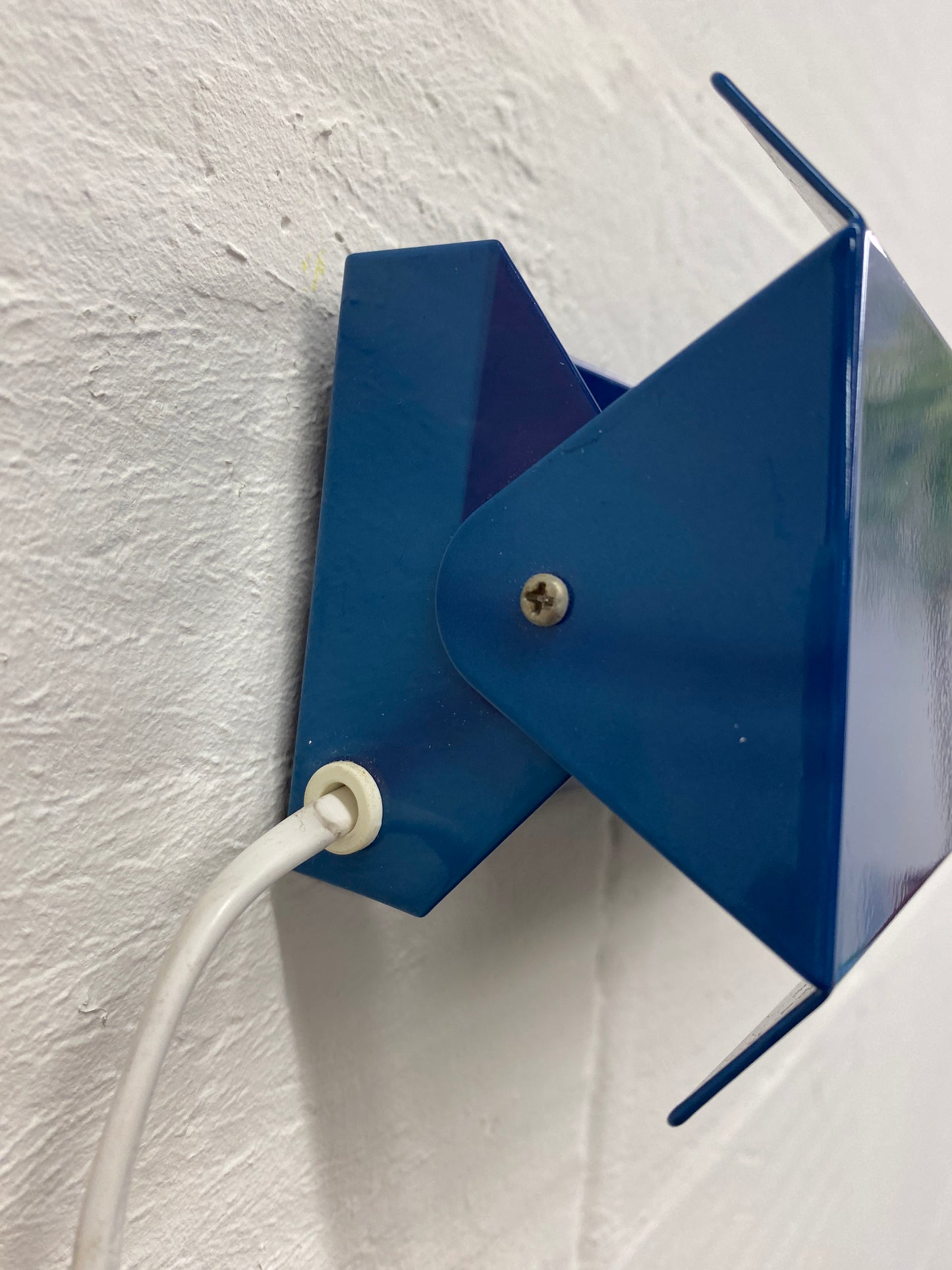 Massive donkerblauw bedlampje